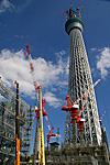 東京スカイツリー建設中　墨田区